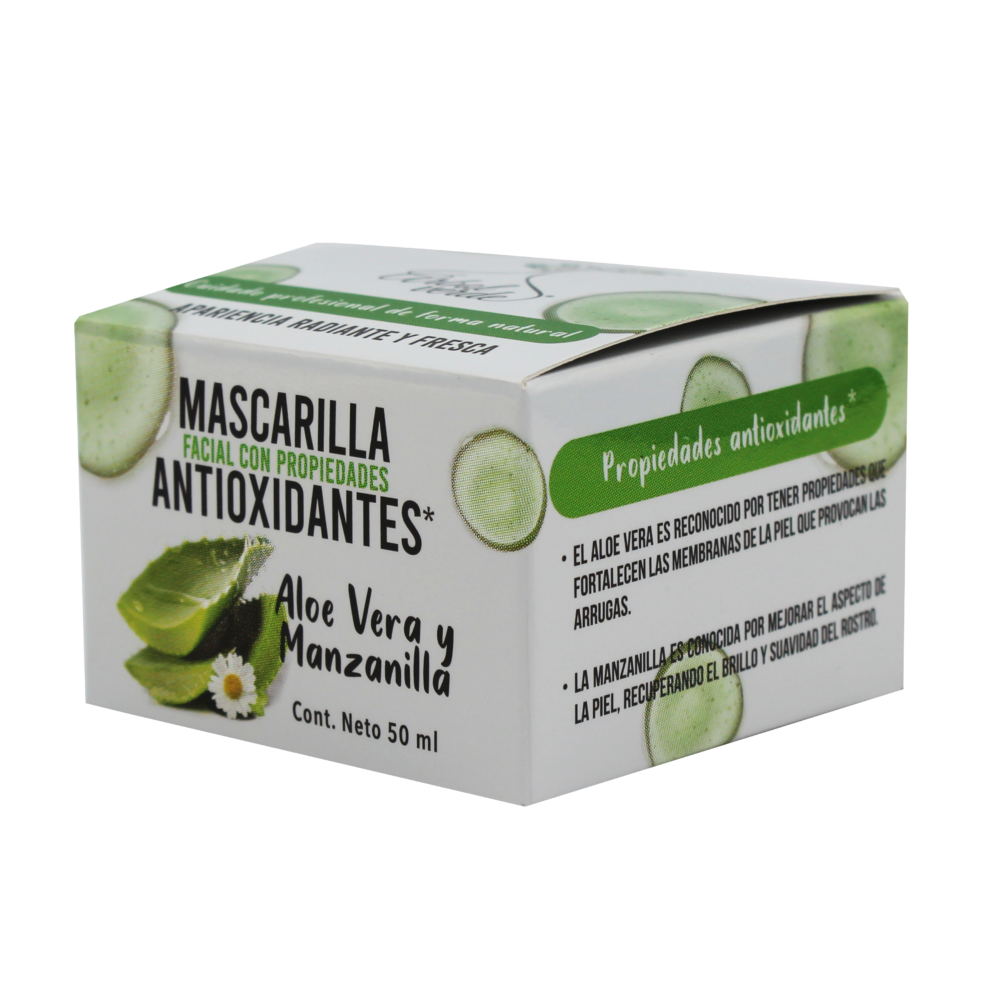 Mascarilla Facial Detox Árbol Verde 50 ml
