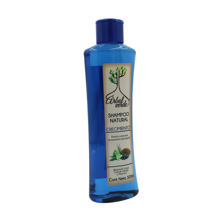 ecare Shampoo Natural Crecimiento Árbol Verde 500 ml.