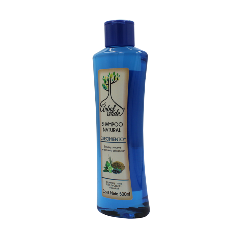 ecare Shampoo Natural Crecimiento Árbol Verde 500 ml.