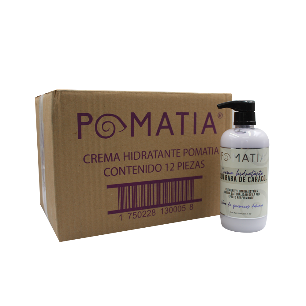 Caja de Pomatia Crema hidratante con baba de caracol